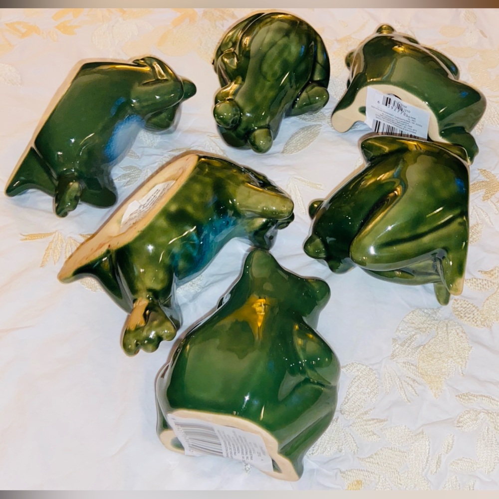 Frogs🐸Galore, Selling My 6 Piece Set, Can Exhibit Unique Flaws/Small Scratches - Picture 8 of 16